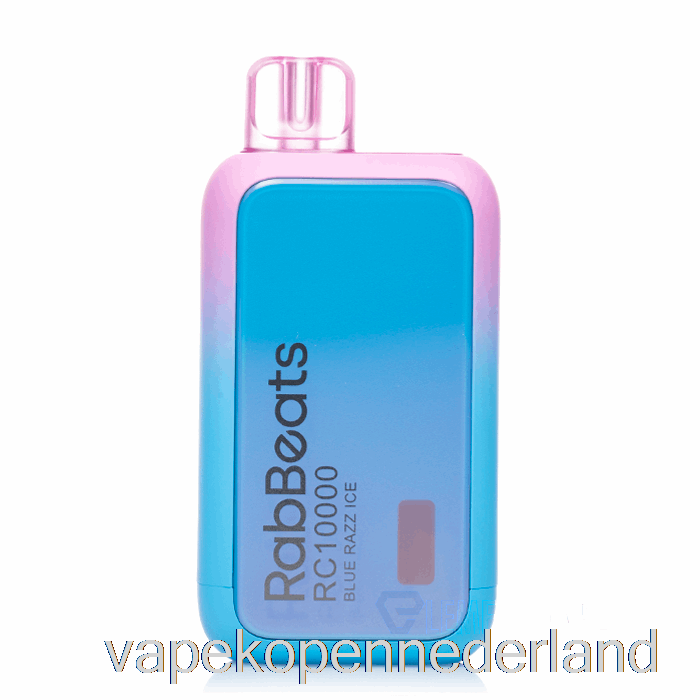 Elektronische Sigaret Vape Rabbeats Rc10000 Wegwerp Blauw Razz Ijs